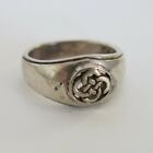 Sterling Silver Ring Celtic Knot Weave 4.0g Size 5 [5891]