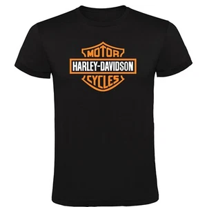 Camiseta Negra Harley Davidson Logo - Imagen 1 de 2