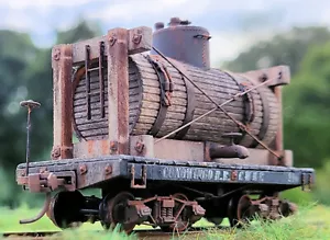 24' WOOD TANK CAR HOn3 Model Railroad Rolling Stock Unptd Laser Wood KIT CWWTH3 - Picture 1 of 4