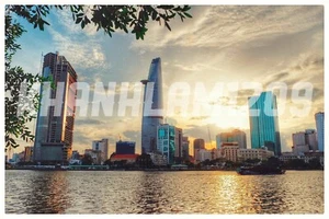 Digital image picture/destop/wallpaper RIVERSIDE URBAN - Picture 1 of 1