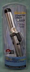 NEW Perfection CLASSIC 1.5" Instant HEAT Hair Curling IRON 20 Settings AUTO OFF - Picture 1 of 2