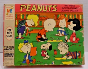 1966 Milton Bradley Peanuts 100 Piece Puzzle - Picture 1 of 8