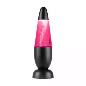 Urban Shop 12" LED Tornado Lamp with Pink Glitter, Battery-Operated, Black Metal - Picture 1 of 6