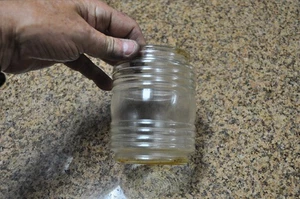 Cubierta de pantalla de globo de luz de porche de vidrio transparente vintage, NOS polvorienta de almacenamiento largo - Imagen 1 de 11