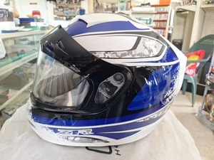 Z1R SNOWMOBILE FULL FACE VENOM SOLSTICE ANTI-FOG SNOW HELMET BLUE MEDIUM M =USED - Picture 1 of 22