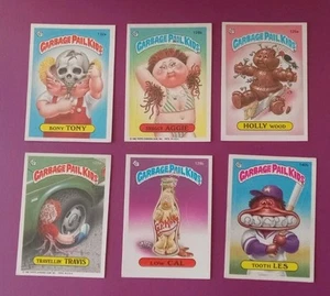 1986 Garbage Pail Kids Lot of 6 Stickers See Photo's (Lot B) - Picture 1 of 2