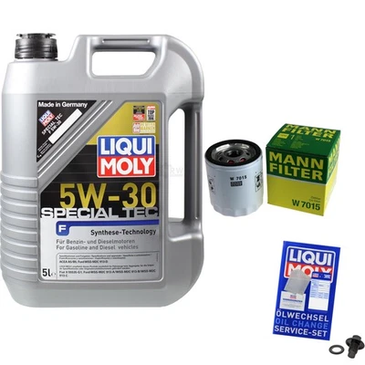 MANN-FILTER Ölfilter 5 L Liqui Moly Special Tec F 5W-30 für Ford Focus II - Bild 1 von 4