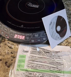 Quemador de inducción de calor de precisión NuWave 30121 negro nuevo sin caja probado ¡funciona! - Imagen 1 de 20
