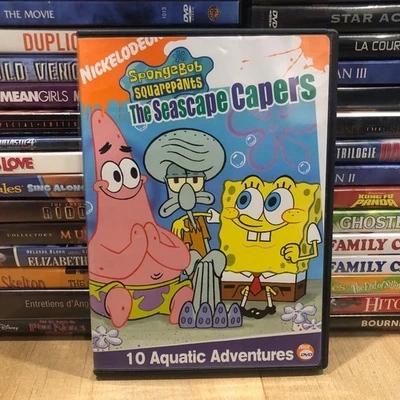 SpongeBob SquarePants The Seascape Capers DVD Nickelodeon 10 Aquatic Adventures - Image 1 of 2