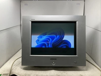 Sony Trinitron HMD-A200 17" FD VGA Color CRT Monitor w/ Cords Tested Working - Image 1 of 4