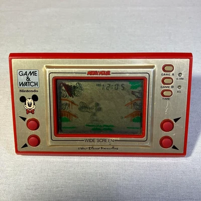 Nintendo Game & Watch Mickey Mouse Egg Jeu Portable Vintage Testé Japon - Photo 1/4