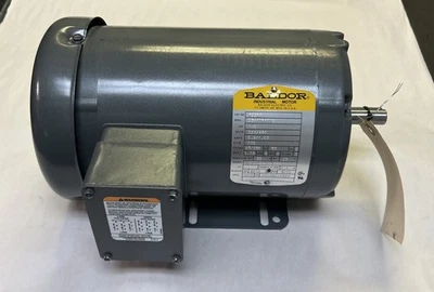 BALDOR,M3560,MOTOR 1/2HP 850RPM 230/460V 3PH 56/56H FRAME - Image 1 of 4