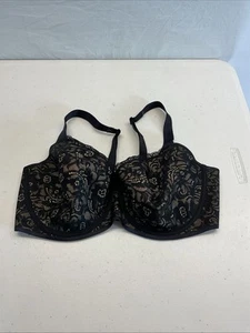 SCHÖNER Spitzen Damen Soma verführerischer Lift Balconette BH Gr. 38D schwarz - Bild 1 von 6