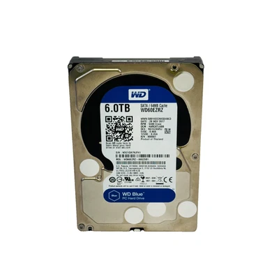 Western Digital WD60EZRZ 6TB 3.5in SATA Internal Hard Drive For Desktop Storage - Image 1 of 4