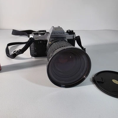 Pentax Super Program 35mm SLR Film Camera w/ 35-105mm f3.5 SMC A Zoom Lens - Image 1 of 4
