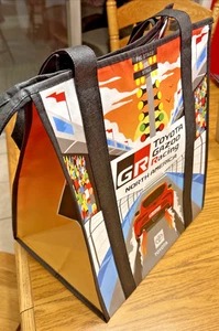 NEW TOYOTA GR GAZOO RACING NORTH AMERICA TOTE BAG PROMO 9 X 13 X 15 ZIP TOP - Picture 1 of 5