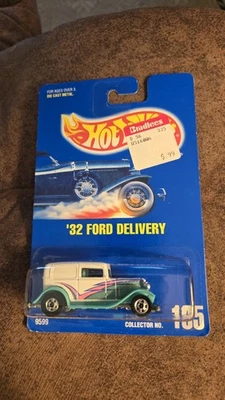 TARJETA AZUL HOT WHEELS #135 32 FORD DELIVERY  Foto 1 de 2