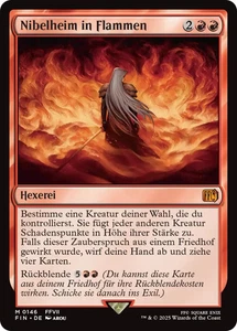 MTG Magic the Gathering FINAL FANTASY Nibelheim in Flammen foil mythic deutsch - Bild 1 von 1