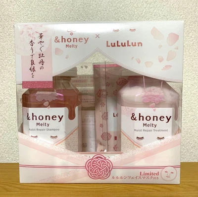 &honey × LULULUN Limited Set | Shampoo & Treatment + Face Mask (Japan) - Image 1 of 4