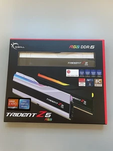 G.Skill Trident Z5 RGB 32GB (2x16GB) DDR5 RAM 6000MHz (F5-6000J3636F16GX2-TZ5RW) - Picture 1 of 2