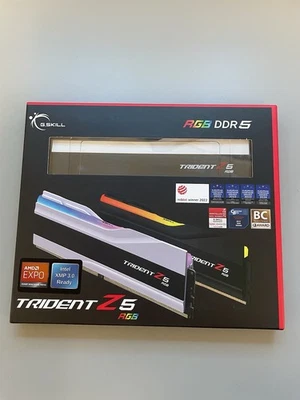 G.Skill Trident Z5 RGB 32GB (2x16GB) DDR5 RAM 6000MHz (F5-6000J3636F16GX2-TZ5RW) - Image 1 of 2
