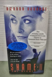 🎬 Shame II 2 VHS The Secret  Amanda Donohoe NEW Factory Sealed Screening Copy - Foto 1 di 5