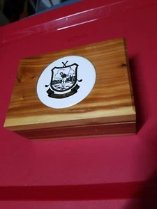 Cedar Collectible Box Golf Box Handmade in the USA 7x5x3 Free Same Day Shipping - Picture 1 of 8