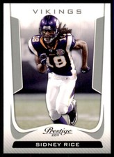 2011 Panini Prestige Sidney Rice A Football Cards #111