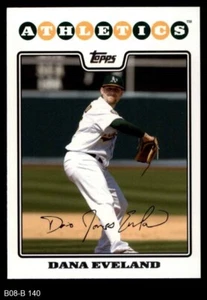 2008 Topps Update #140 Dana Eveland Athletics 8 - NM/MT - Picture 1 of 2
