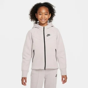 Nike Tech Pack Fleece Windrunner Full Zip Hoodie Kids Pink FD2979 019 M/L - Picture 1 of 2