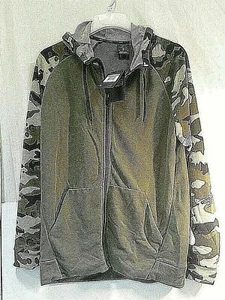NIKE TECH DRI-FIT FLEECE FULL ZIP OLIVE CAMO HOODIE JACKET AQ1138-395 MENS Small - Picture 1 of 9