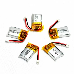 5pcs 3.7V 100mAh 20C LiPo Battery PH1.25 plug for RC Mini Drone Mirco Helicopter - Picture 1 of 10