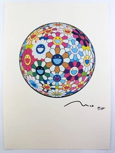 Takashi Murakami Original Vintage Art Print Lithograph Signed Limited COA - Picture 1 of 3