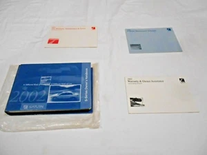 2002 SATURN S-SERIES OWNER'S MANUAL HARD COVER 4 PIECE SET. VERY CLEAN - Bild 1 von 5