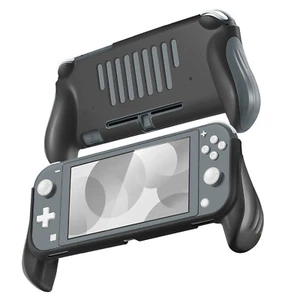 Funda Pro Grip para Nintendo Switch Lite Empuñaduras Ergonómicas Ventiladas (Negro) - Imagen 1 de 7