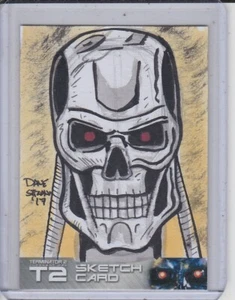 Unstoppable Cards Terminator 2 Sketch Sammelkarte von Dave Strong - Bild 1 von 2