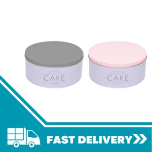 Runde Kuchenaufbewahrung Dose luftdichter Deckel Kekse Kekse Box Küche Backen Geschenk UK - Bild 1 von 5