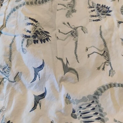 Sábana plana Pottery Barn Kids "Huesos de dinosaurio niño pequeño Foto 1 de 4
