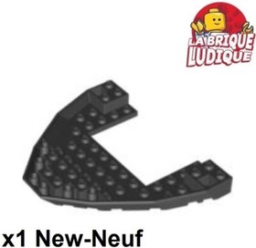 Lego 1x Boat Boat Front Hull Bow Brick 10x12x1 Open Black/Black 47404 NEW