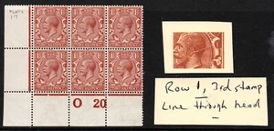 N18(15) 1 1/2d naranja-marrón Control O20(p) bloque x 6 con error no listado. Estampillada sin montar o nunca montada. - Imagen 1 de 1