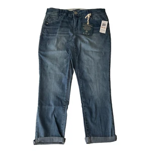 Democracy Denim Jeans Ab Solution Ankle Skimmer Womens Size 14W Blue Stretch - Picture 1 of 19