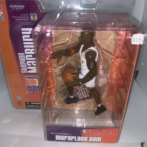 Stephon Marbury NBA Phoenix SUNS Retro Jersey Variant McFarlane Figure NIB Cover