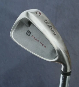 Wilson Deep Red 6 Iron Original Steel Fat Shaft Regular - Picture 1 of 4
