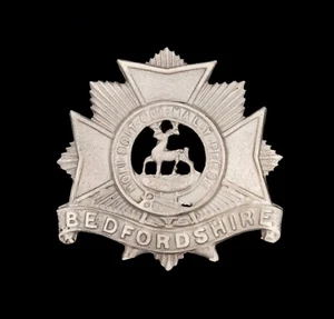 Bedfordshire Regiment Mützenabzeichen gepunzt Silber - Bild 1 von 1