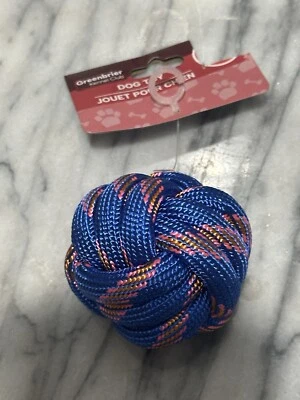 Dog Chew Toy Rope Heavy Duty Chewers, Dog Ball for Dogs,  Multicolor 3 In - Image 1 of 3