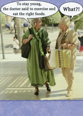 To Stay Young Funny Birthday Card - Greeting Card by Recycled Paper Greetings