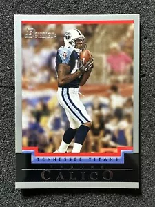 Bowman Football 2004 TYRONE CALICO #47 Tennessee Titans - Foto 1 di 3