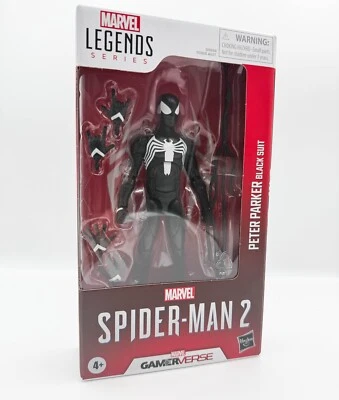 Marvel's Spider-Man 2 Marvel Legends Gamerverse Peter Parker (Black Suit) - New! - Image 1 of 2