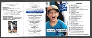 1996 DURHAM BULLS (Minors) Ballpark Corner Regular Season POCKET SCHEDULE NM - Picture 1 of 1