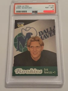1998 Fleer Ultra Dirk Nowitzki # 118 Rookie Dallas Mavericks PSA Doncic Jordan - Bild 1 von 2